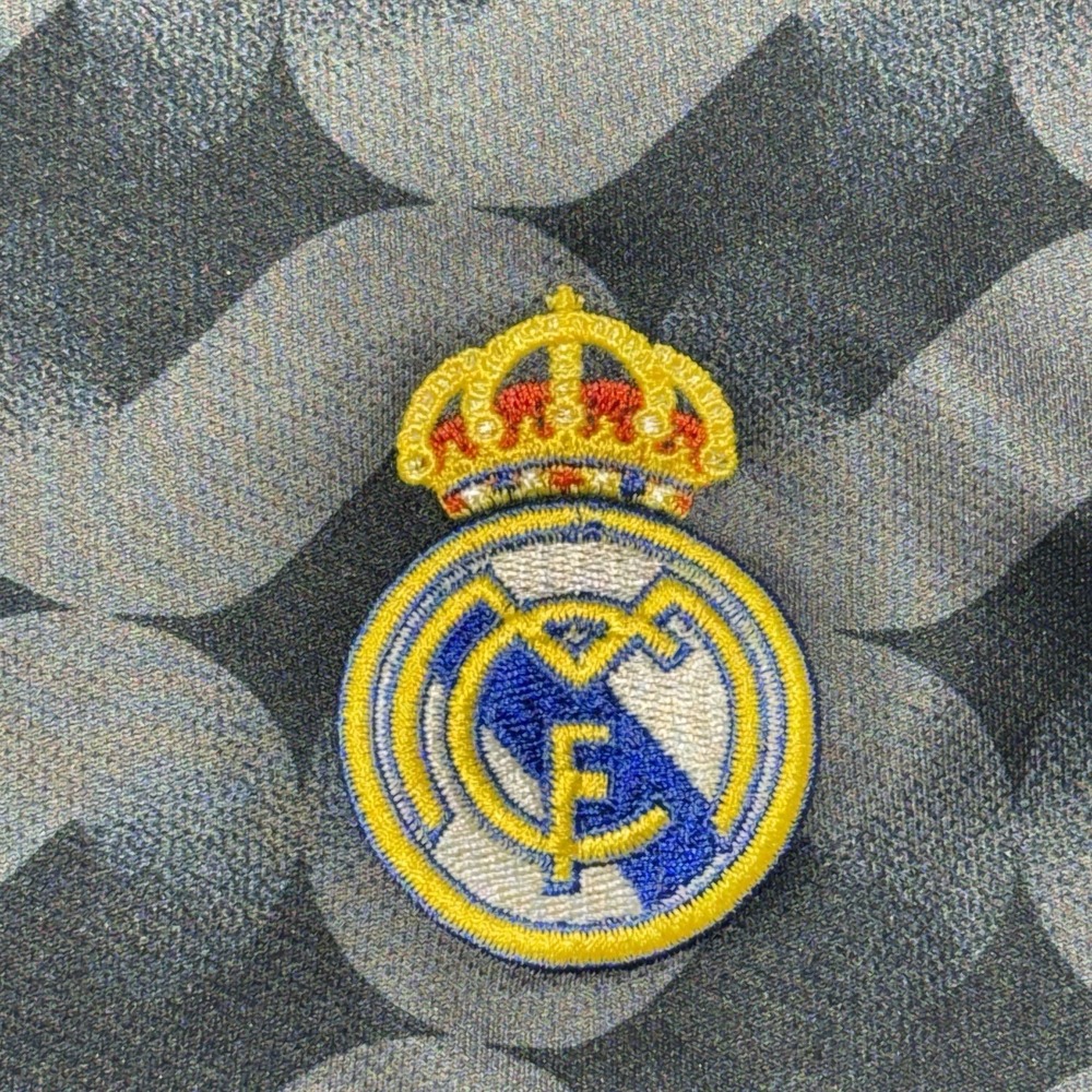 Real Madrid Adidas Soccer Jersey Camba #9 Emirates Fly Better Dark Blue - Picture 2 of 6